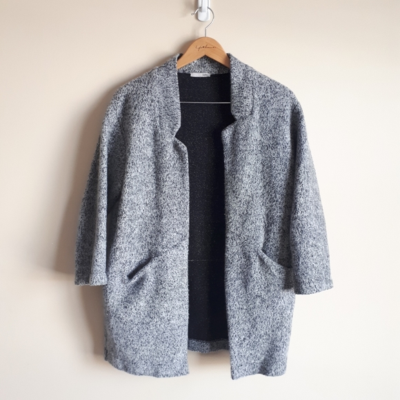 Zara Sweaters - ZARA / M / Women's WB Collection Cozy Soft Open Marled Coatigan - Heather Grey